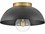 Lark Living Stu 11" 1-Light Lacquered Brass Dome Flush Mount  LAK83301LCB