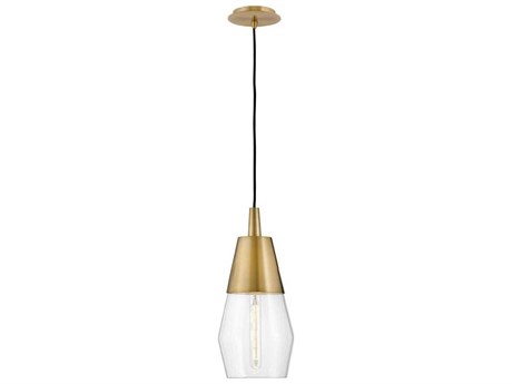 Lark Living Livie 1-Light Lacquered Brass Black Mini Pendant