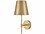 Lark Living Blake 17" Tall 1-Light French Gray Lacquered Brass Wall Sconce  LAK83520FY