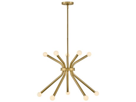 Lark Living Axton 10-Light Lacquered Brass Chandelier