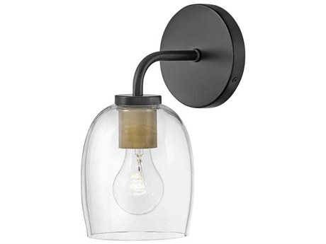 Lark Living Percy 1-Light Black Wall Sconce