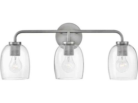 Lark Living Percy 3-Light Antique Nickel Vanity Light