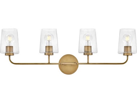 Lark Living Kline 4-Light Heritage Brass Vanity Light