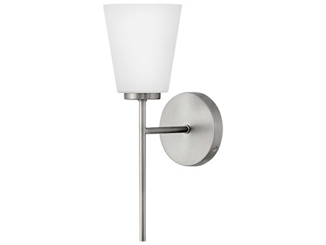 Lark Living Bri 1-Light Brushed Nickel Wall Sconce