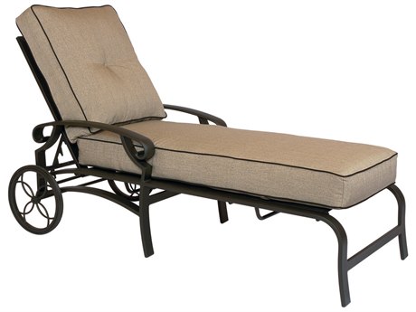 Lane Venture Monterey Cushion Aluminum Adjustable Chaise Lounge