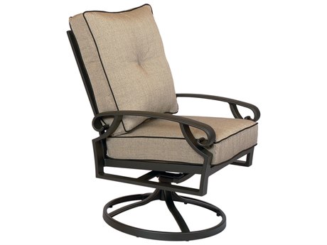 Lane Venture Monterey Cushion Aluminum Swivel Tilt Dining Arm Chair