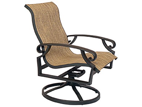 Lane Venture Monterey Sling Aluminum Swivel Rocker Lounge Chair