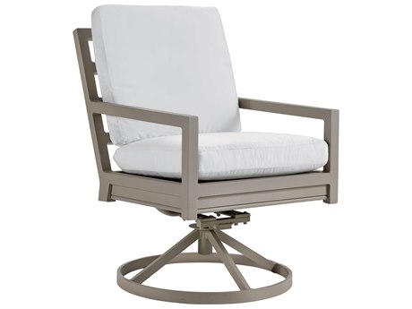 Lane Venture Santa Rosa Cushion Aluminum Swivel Tilt Dining Arm Chair