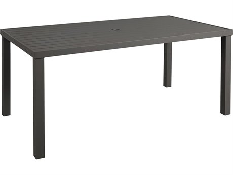 Lane Venture Bonavista Aluminum 72" Rectangular Dining Table- Slat Top