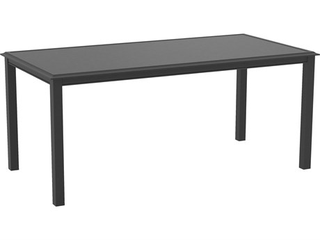 Lane Venture Livingston Aluminum 84''W x 42''D Rectangular Counter Table