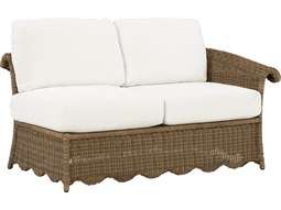 Lane Venture Cleary by Celerie Kemble Wicker Right One Arm Loveseat