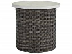 Lane Venture Oasis Ash Wicker 23'' Round End Table