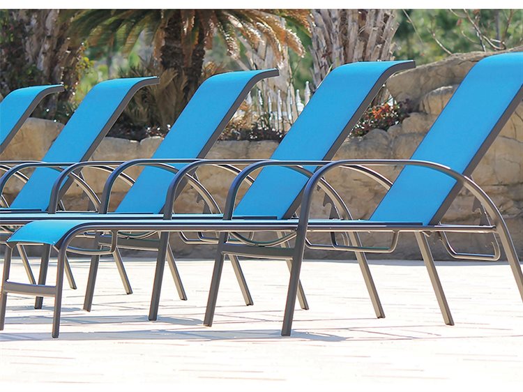 Lane Venture Bayside Sling Aluminum Lounge Set