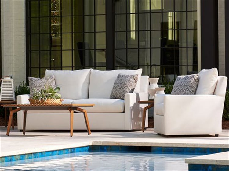 Lane Venture Charlotte Fabric Cushion Patio Lounge Set