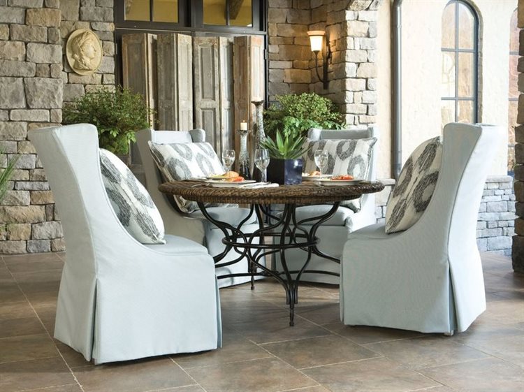 Lane Venture Meghan Fabric Outdoor Patio Dining Set