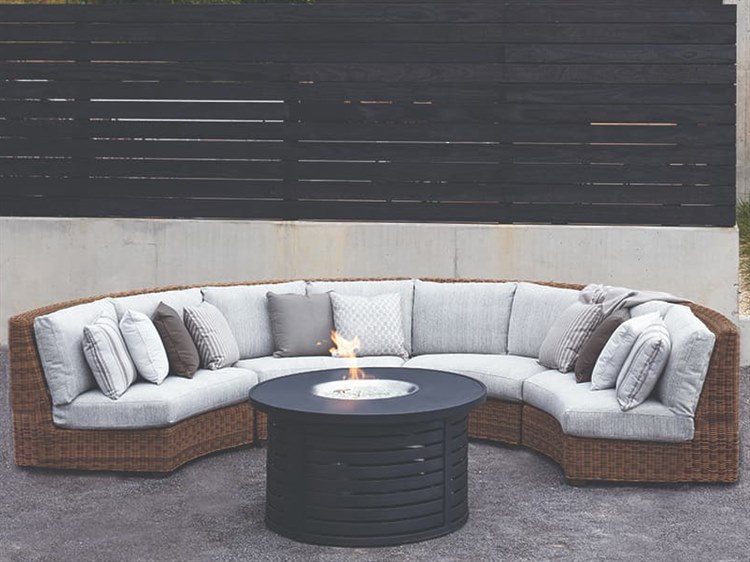 Lane Venture Oasis Wicker Cushion Outdoor Lounge Set
