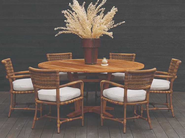 Lane Venture Oasis Wicker Dining Set