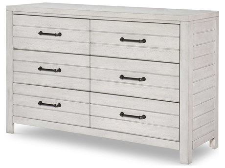 Legacy Classic Summer Camp 6-Drawers Acacia Wood Double Dresser