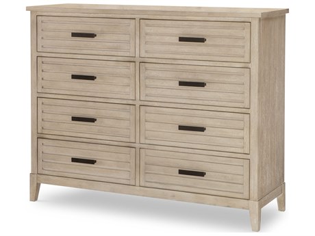 Legacy Classic Edgewater 8-Drawers Brown Ash Wood Double Dresser