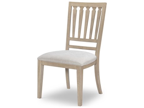 Legacy Classic Edgewater Ash Wood Brown Upholstered Side Dining Chair
