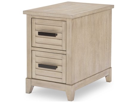 Legacy Classic Edgewater Rectangular Wood Soft Sand End Table
