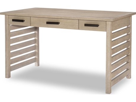 Legacy Classic Edgewater Soft Sand Brown Ash Wood Secretary Desk