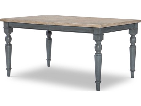Legacy Classic Easton Hills Rectangular Wood Distressed Denim stone Washed Dining Table