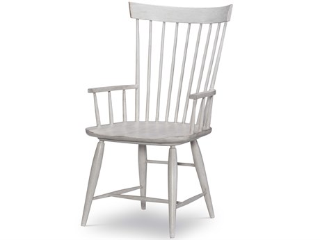 Legacy Classic Belhaven Windsor Oak Wood White Arm Dining Chair