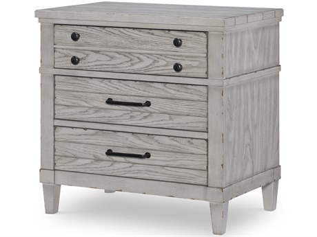 Legacy Classic Belhaven 3-Drawers White Oak Wood Nightstand