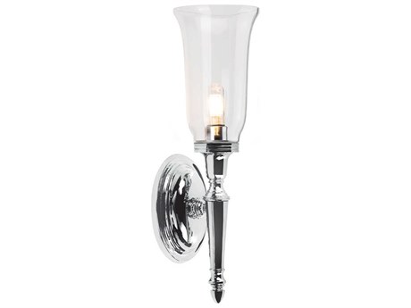 Lucas McKearn Dryden 1-Light Polished Chrome Glass LED Wall Sconce