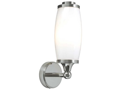 Lucas McKearn Eliot 1-Light Polished Chrome Glass LED Wall Sconce