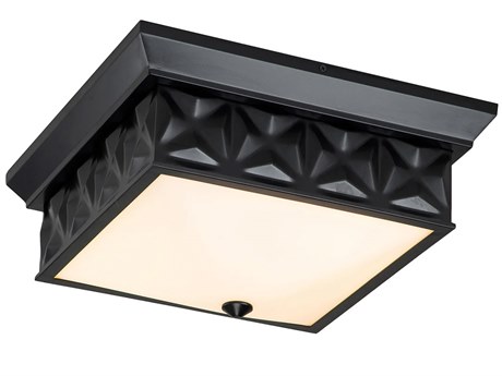 Lucas McKearn Alpha 4-Light Matte Black Flush Mount