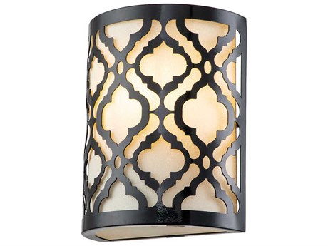 Lucas McKearn Arabella 1-Light Black Wall Sconce