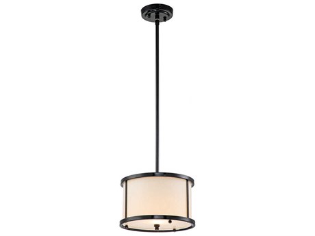 Lucas McKearn Lemuria 1-Light Black Drum Mini Pendant