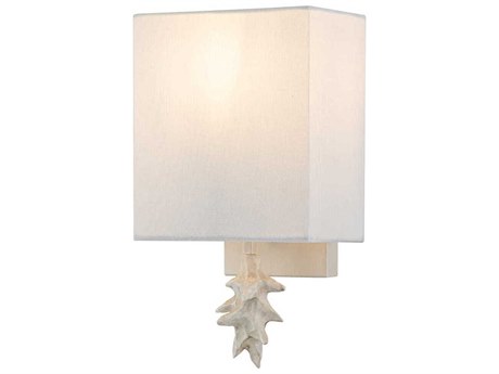 Lucas McKearn 1-Light Bone White Wall Sconce