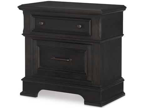 Legacy Classic Townsend 2-Drawers Brown Birch Wood Nightstand