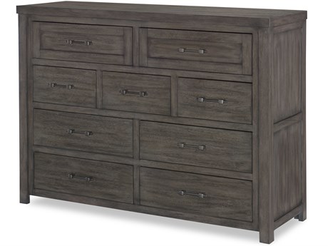 Legacy Classic Bunkhouse 9-Drawers Brown Acacia Wood Double Dresser