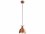 Leucos Clochef 8" 1-Light Gloss Black Bell Linear Mini Pendant  LEU0010057