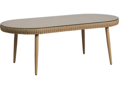 Lloyd Flanders Cascade 48" Oval Coffee Table