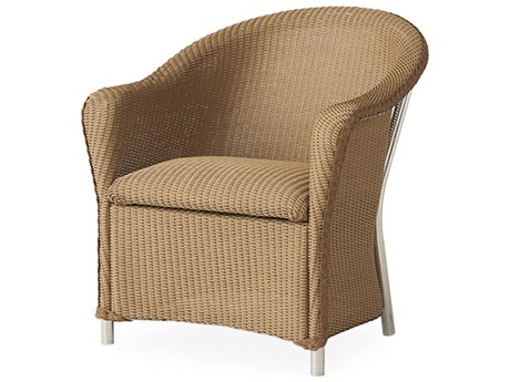Lloyd Flanders Reflections Wicker Lounge Chair with Padded Seat