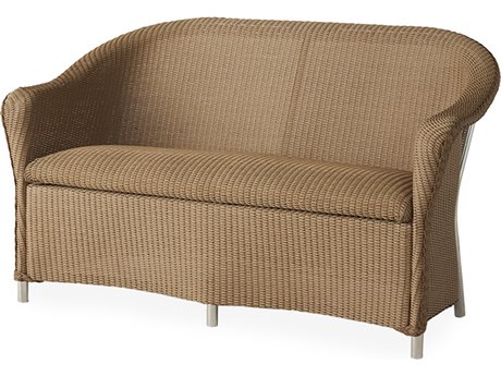Lloyd Flanders Reflections Wicker Loveseat with Padded Seat