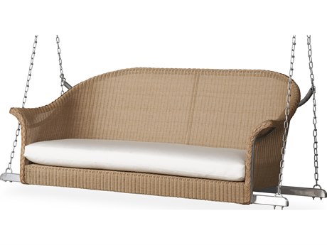 Lloyd Flanders All Seasons Wicker Loveseat Swing