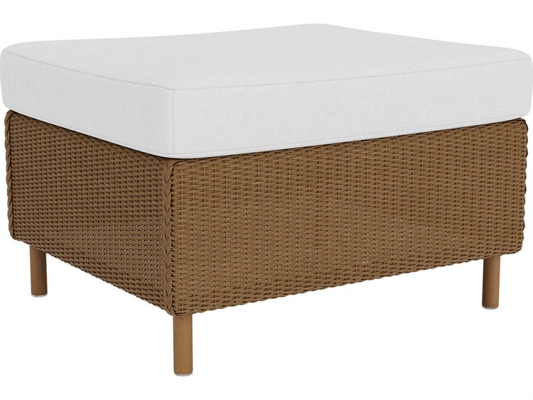 Lloyd Flanders Visions Wicker Outdoor Patio Ottoman