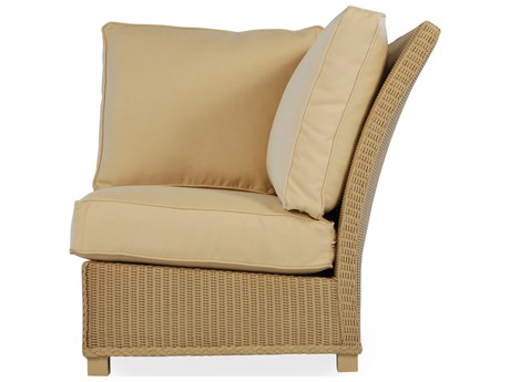 Lloyd Flanders Hamptons Wicker Corner Lounge Chair