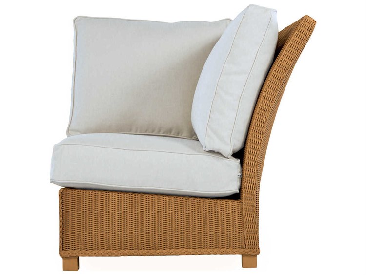 Lloyd Flanders Hamptons Wicker Corner Outdoor Lounge Chair