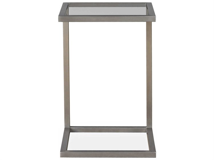 Lloyd Flanders Elements Steel Rectangular Outdoor End Table