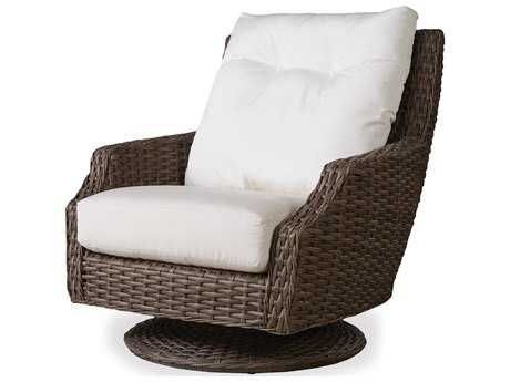 Lloyd Flanders Largo Wicker High Back Swivel Rocker
