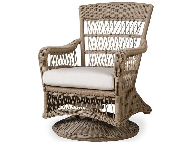 Lloyd Flanders Fairhope Swivel Dining Arm Chair Seat Replacement Cushions