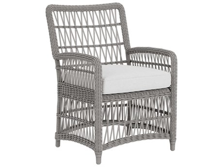 Lloyd Flanders Mackinac Wicker Patio Dining Arm Chair
