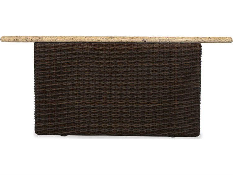 Lloyd Flanders Mesa Wicker Rectangular Outdoor Fire Pit Table